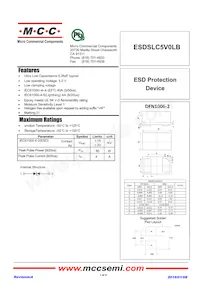 ESDSLC5V0LB-TP Datasheet Cover