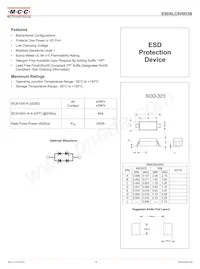 ESDSLC8V0D3B-TP Datenblatt Cover
