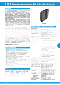 ESX10-S127-DC24V-1A-10A Datasheet Copertura