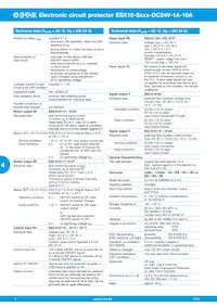 ESX10-S127-DC24V-1A-10A Datasheet Pagina 2