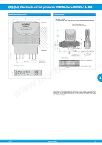 ESX10-S127-DC24V-1A-10A 데이터 시트 페이지 5