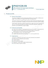 IP4221CZ6-XS Datasheet Pagina 2