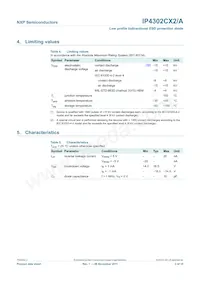 IP4302CX2/LF Datasheet Pagina 4