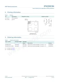 IP4359CX4/LF Datasheet Page 3
