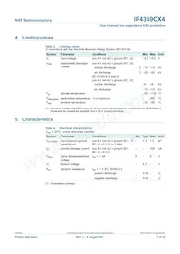 IP4359CX4/LF Datasheet Page 4