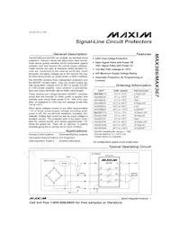 MAX366CSA+T數據表 封面