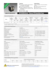 MF-SD013/250-2 Datasheet Copertura
