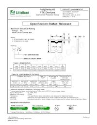 MICROSMD075F-2 Datasheet Cover
