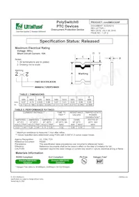 MINISMDC020F-2 Datasheet Cover