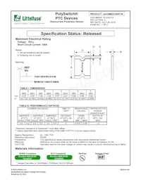 MINISMDC260F/16-2 Datasheet Cover