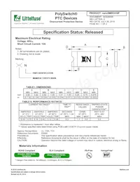 NANOSMDC016F-2 Datasheet Cover