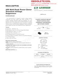 NSA5.0AFT3G Datasheet Cover