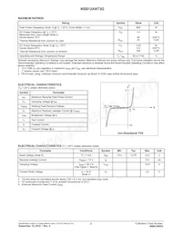 NSB12ANT3G Datasheet Page 2