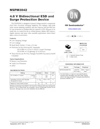 NSPM3042MXT5G Datenblatt Cover