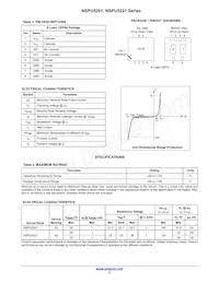 NSPU5201MUTBG Datasheet Page 2
