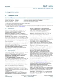 NUP1301U Datasheet Page 12