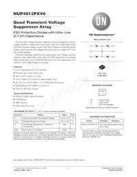 NUP4012PXV6T1G數據表 封面