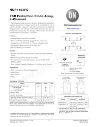 NUP4103FCT1G Datasheet Cover