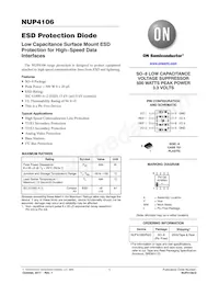 NUP4106DR2G Datasheet Cover