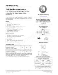 NUP4201DR2 Datasheet Cover