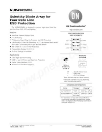 NUP4302MR6T1 Datenblatt Cover