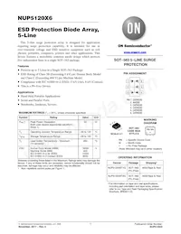 NUP5120X6T2G數據表 封面