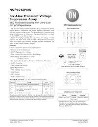 NUP6012PMUTAG Datasheet Cover