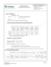 PESD0402-240 Datasheet Pagina 2