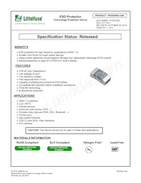 PESD0603-240 Datasheet Cover