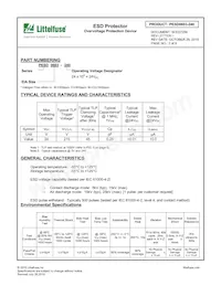 PESD0603-240 Datasheet Pagina 2