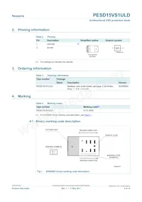 PESD15VS1ULD Datasheet Page 2