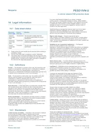PESD1IVN-UX數據表 頁面 11