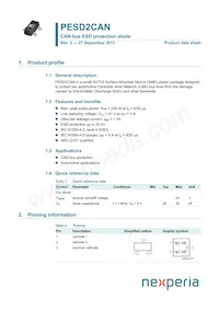 PESD2CAN Datasheet Cover