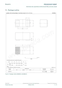 PESD2V0Y1BSFYL Datasheet Page 11