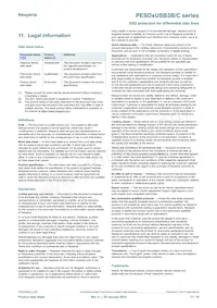 PESD3USB3B/CX Datasheet Pagina 17