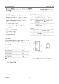 PESD3V3S2UT/ZLR Datasheet Page 3