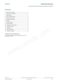 PESD3V3X4UHCYL Datasheet Page 11