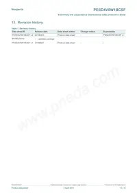 PESD4V0W1BCSFYL Datasheet Page 14