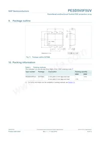 PESD5V0F5UV 데이터 시트 페이지 9