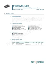 PESD5V0L1ULD Datasheet Cover