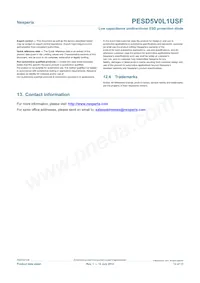 PESD5V0L1USF-H250 Datasheet Pagina 12