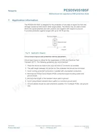 PESD5V0S1BSF Datasheet Page 7