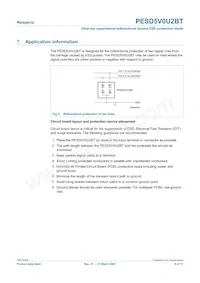 PESD5V0U2BT Datasheet Page 6