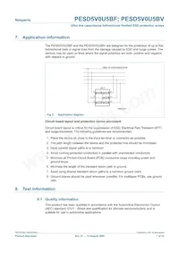 PESD5V0U5BF Datasheet Page 7