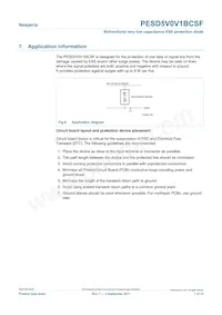 PESD5V0V1BCSF Datasheet Page 7