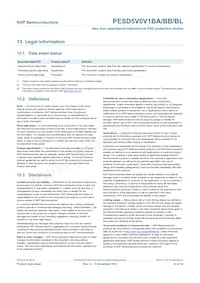 PESD5V0V1BL Datasheet Page 13