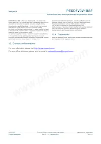 PESD5V0V1BSF Datasheet Page 12