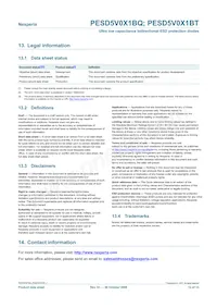 PESD5V0X1BT Datasheet Pagina 12