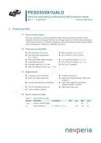 PESD5V0X1UALD Datasheet Cover