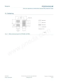 PESD5V0X2UMYL Datasheet Page 9